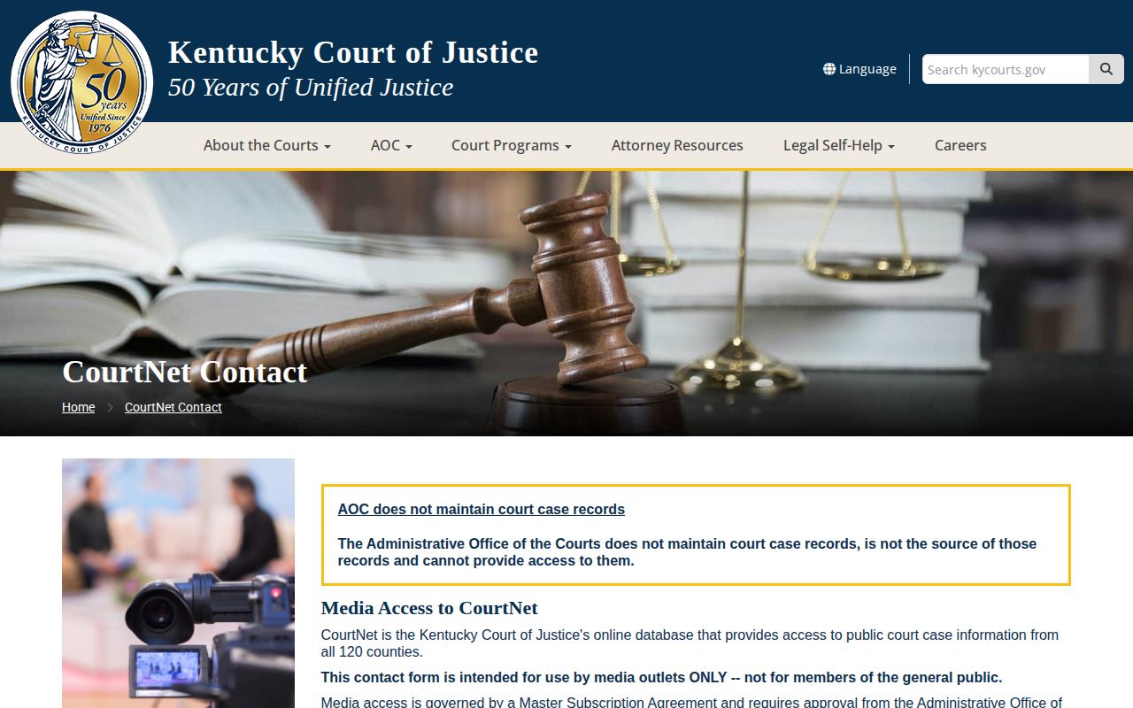 Kentucky CourtNet route for Todd County arrest case dispositions